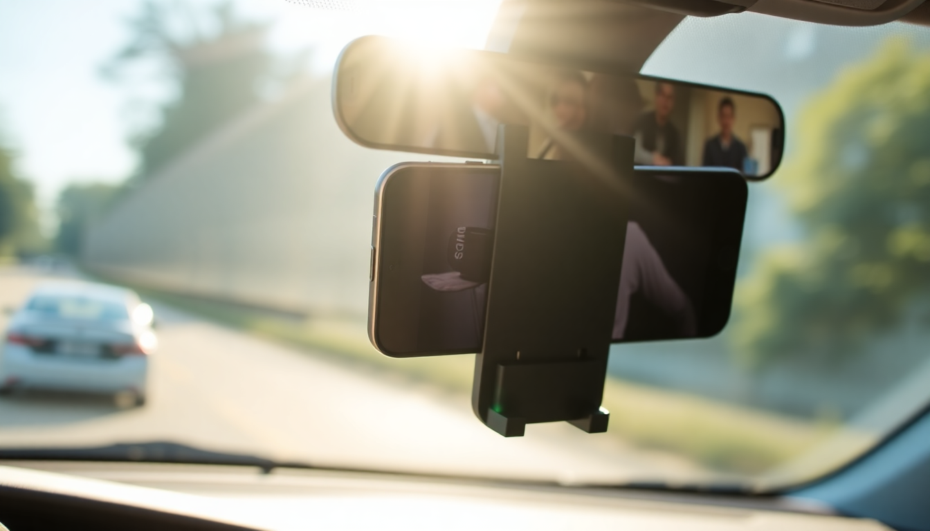 Hoe zorg ik ervoor dat mijn telefoonhouder in de auto stevig blijft zitten?