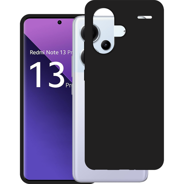 Xiaomi Redmi Note 13 Pro+ 5G - Zwart Soft TPU Hoesje