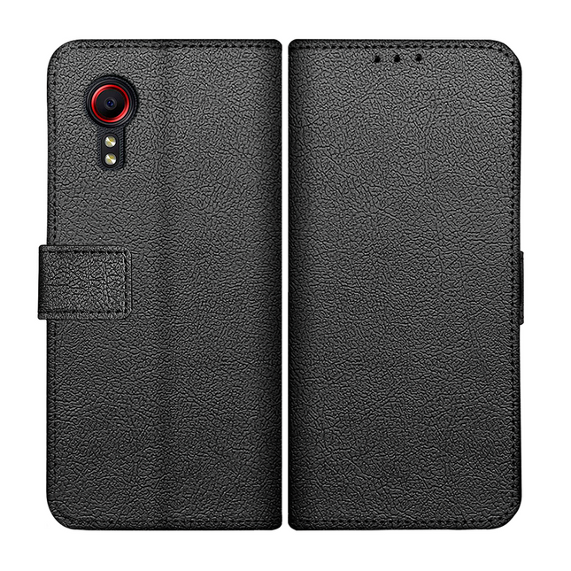Zwarte Classic Wallet Case voor Samsung Galaxy Xcover 5