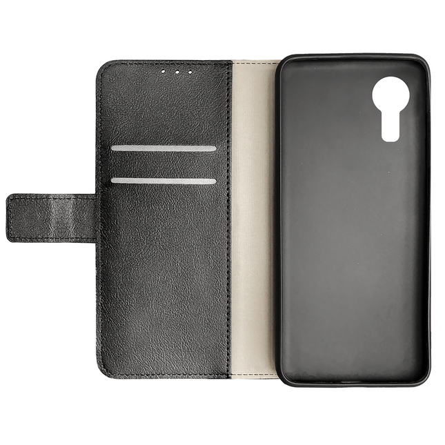 Zwarte Classic Wallet Case voor Samsung Galaxy Xcover 5